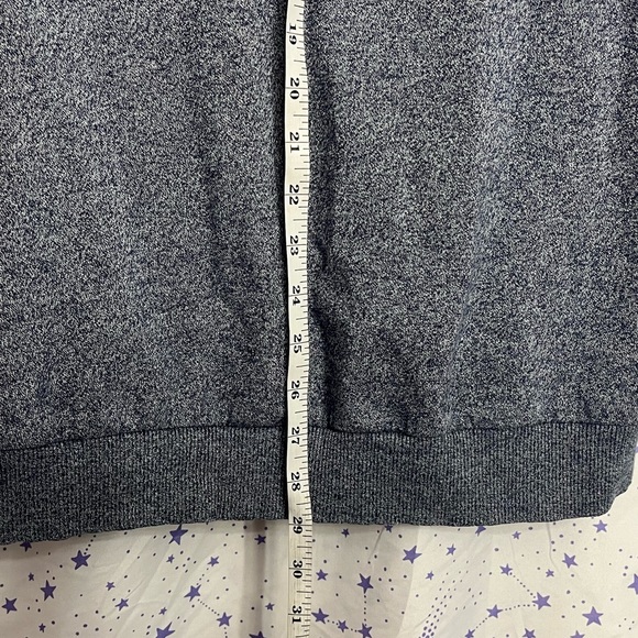 XS H&M blue/gray marbled type sweater - Picture 4 of 7